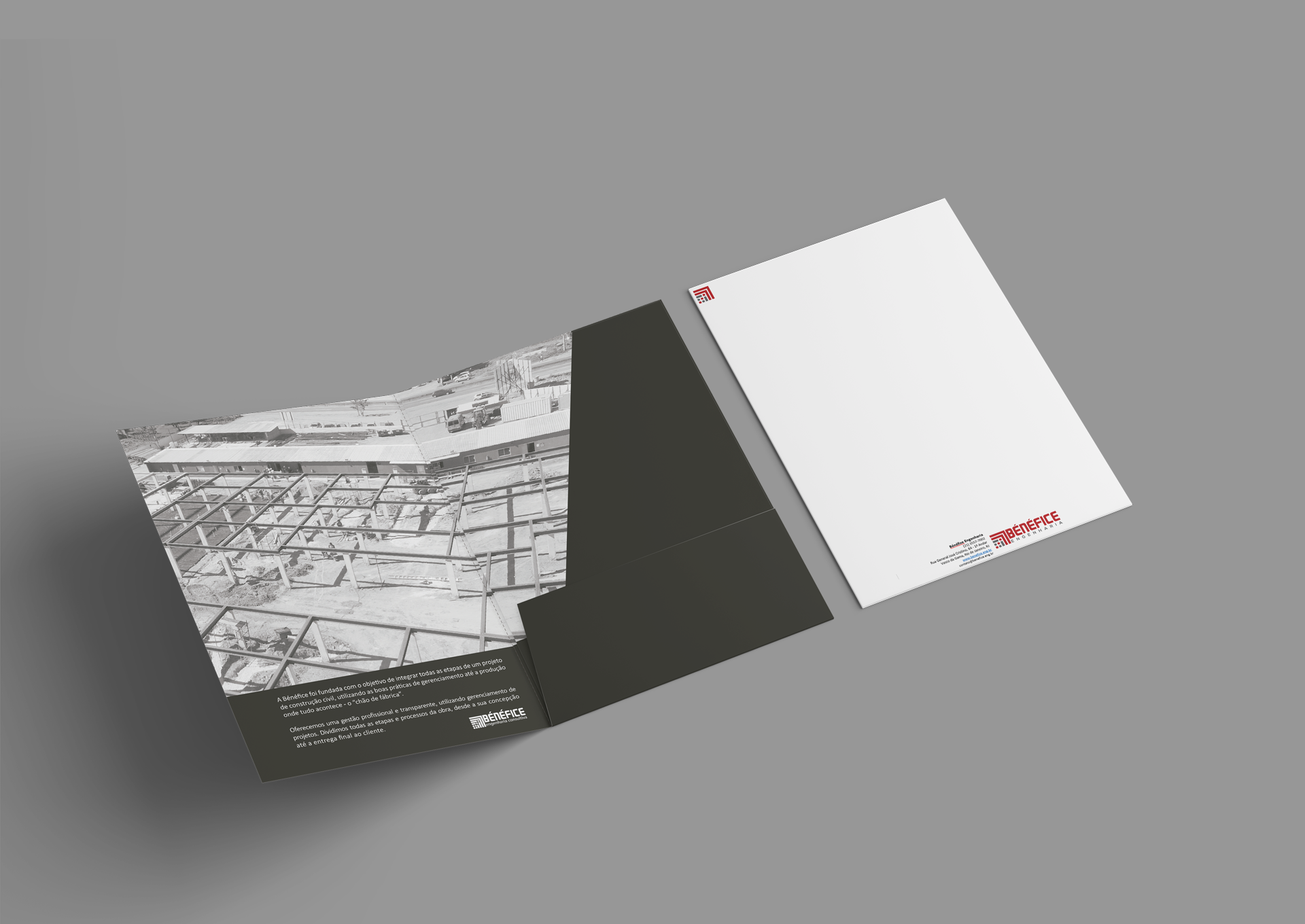 Zero2 Criativa - Bénéfice Engenharia | design impresso 