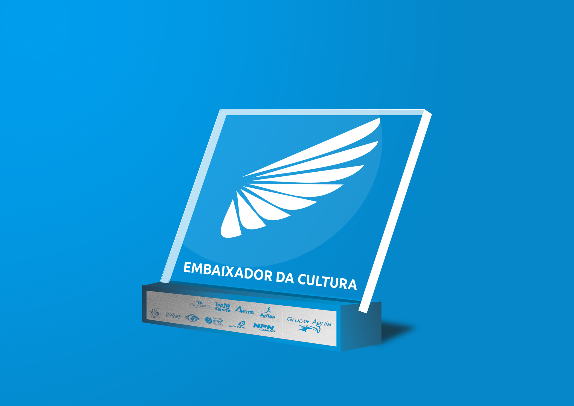 Zero2 Criativa - Grupo Águia | troféu - branding